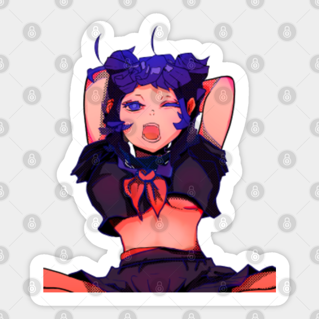 Anime Horny Girl Horny Sticker Teepublic